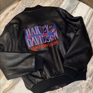 Vintage Harley Davidson Genuine Leather Jacket